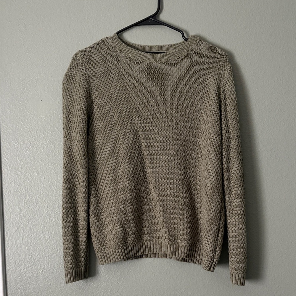 Forever 21 Women's Taupe Crewneck Sweater